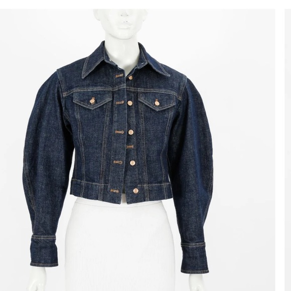 Scanlan Theodore NWT. Dark Blue Denim Jacket - Picture 1 of 8